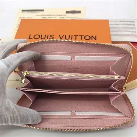 Louis Vuitton wallet women pink